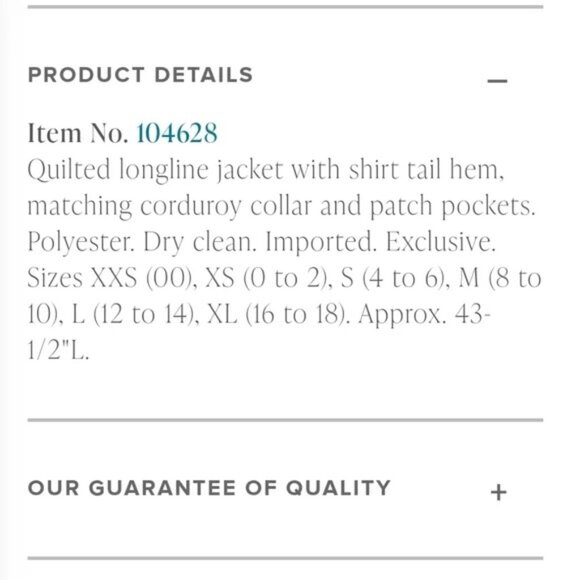 Sundance Hotchkiss Quilted Jacket Petite XS - Picture 7 of 7